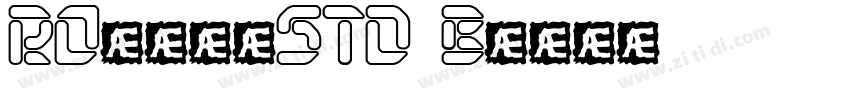 RoぽっくるStd B字体转换